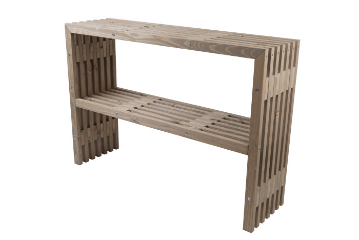Plantebord rustikk 115 × 32 × 80 cm